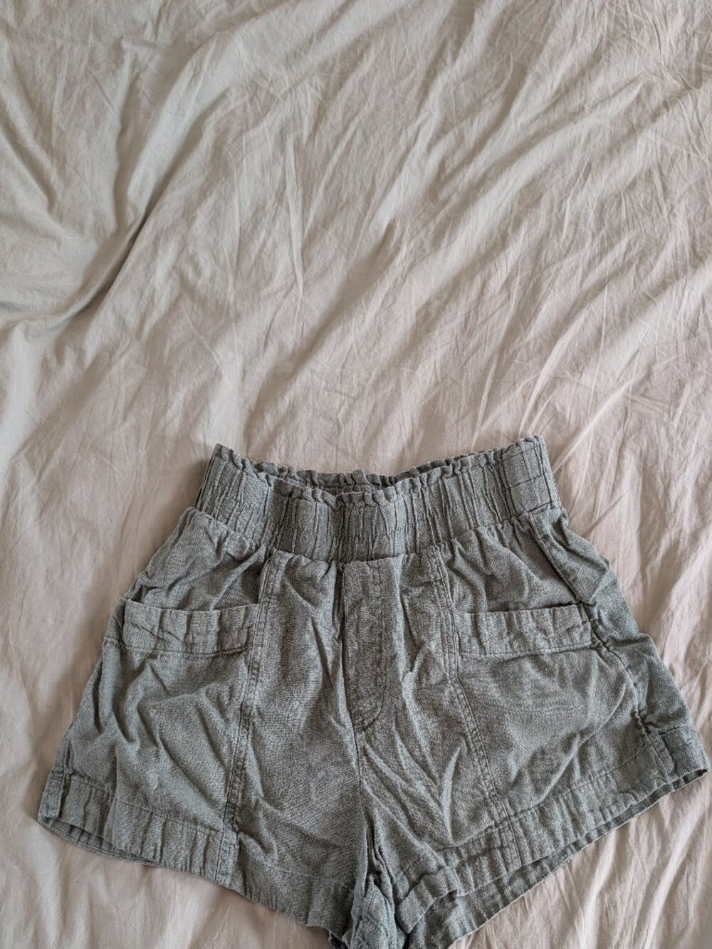 a new day Green Linen Shorts